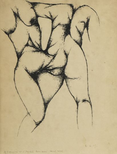 null Raoul UBAC (1910-1985)
Untitled, 1939 
Ink drawing (pen), signed and dedicated...
