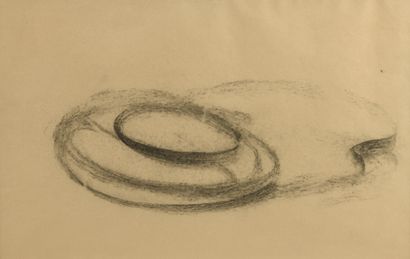 null Jean FAUTRIER (1898-1964)
Untitled, 1958
Charcoal, unsigned 
31 x 48.5 cm (at...