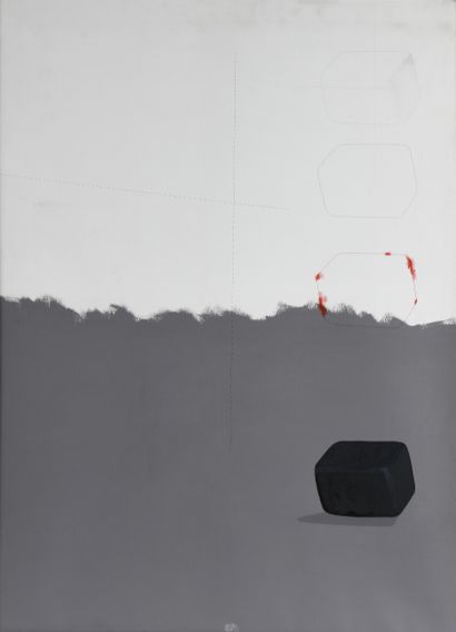 null Joël KERMARREC (1939-2022)
Untitled, February 1971 Acrylic on canvas
Acrylic...