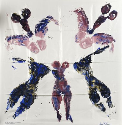 After YVES KLEIN (1928-1962)
Serigraphy on...