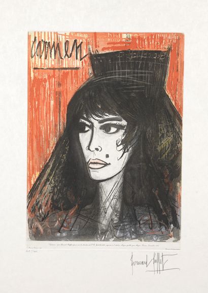 null Bernard BUFFET after (1928-1999) (French)
Carmen
Interpretation engraving in...