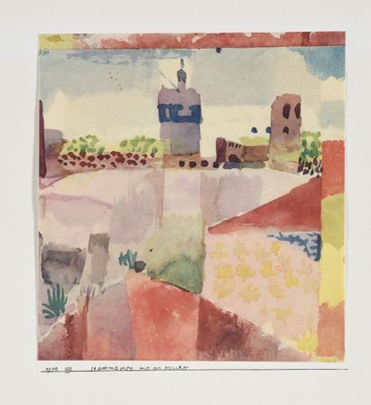 null Paul KLEE (1879-1940), d’après
12 aquarelles commentées par Felix Klee
Paris,...