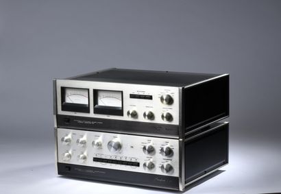null *ACCUPHASE C-200 pre-amplifier and an ACCUPHASE P300-C200 amplifier.

Lots preceded...