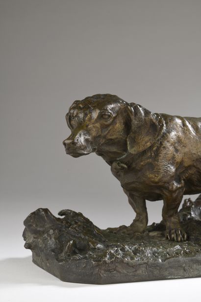 null Pierre Jules Mêne (1810-1879)
Basset hound with twisted legs
Model created circa...