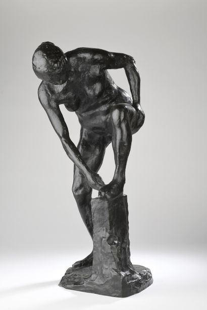 null Jean Carton (1912-1988)
Simone à la toilette, 1979
Épreuve en bronze à patine...