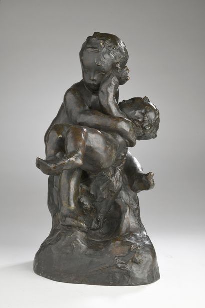 null D’après Auguste RODIN (1840-1917)
Les enfants au lézard, 1886
Épreuve en bronze...