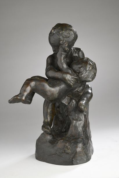 null D’après Auguste RODIN (1840-1917)
Les enfants au lézard, 1886
Épreuve en bronze...