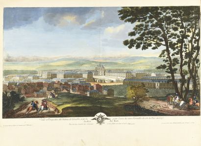 null Pierre MENANT ( XVIIIe siècle)
Recueil de dix vues de Versailles, Fontainebleau,...