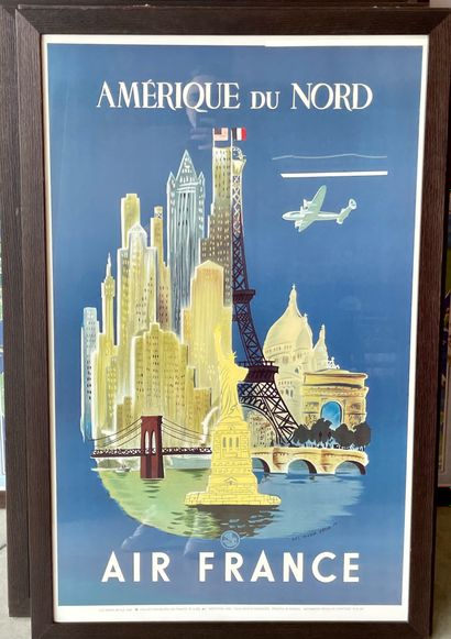 AIR FRANCE
North and South America
Two framed...