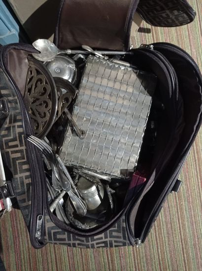 Large lot of silver-plated flatware and ...