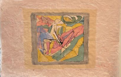 Jacques VILLON (1875-1963)
Abstract composition
Lithograph...