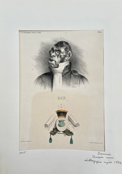 null After DAUMIER
11 lithographs, some enhanced, including :
-Parisian types
-Bohemians...