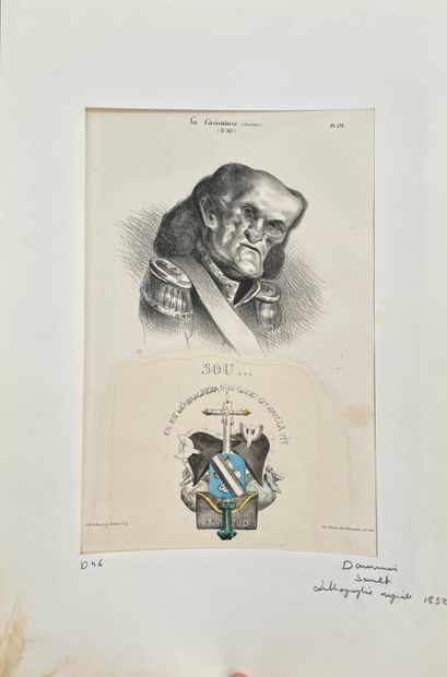 null After DAUMIER
11 lithographs, some enhanced, including :
-Parisian types
-Bohemians...