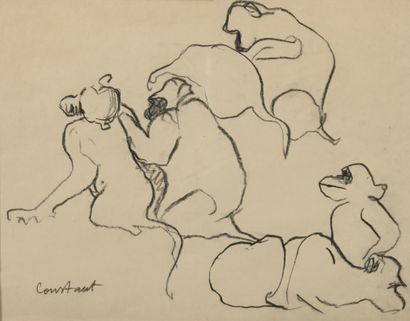 Joseph CONSTANT (1892-1960)
Les singes
Dessin...