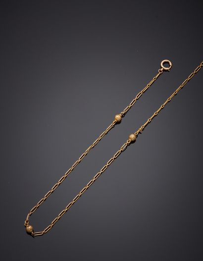 Necklace in 14K yellow gold 585‰, with long...
