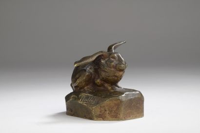 Fortuné Mollot (1824-1888)
Lapin
Bronze à...
