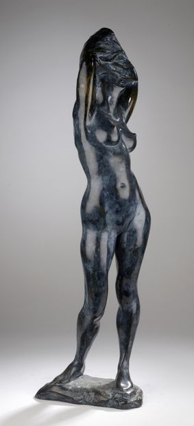 Patrick Drouin (né en 1948)
Femme se déshabillant
Bronze...
