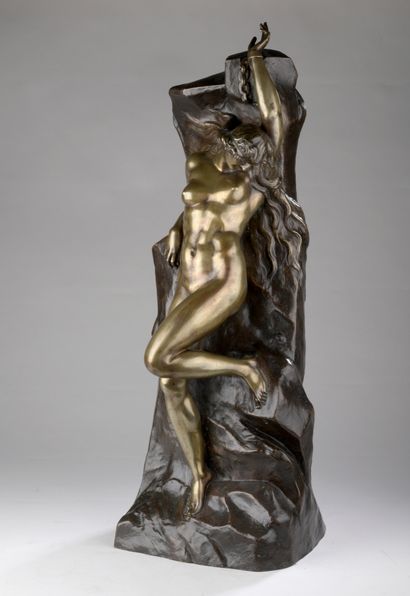 null Louis-Jules-Julien Franceschi (1825-1893)
Andromède, 1857
Bronze à double patines...