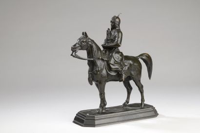 null Antoine-Louis Barye (1795-1875)
Caucasian warrior
Model created circa 1870;...