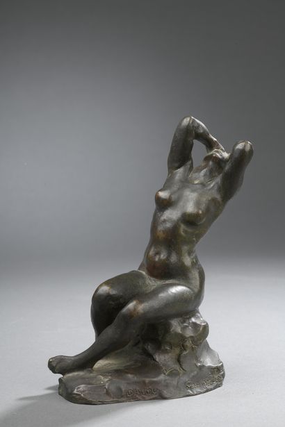 Aimé-Jules Dalou (1838-1902)
1902) Désespérée
Bronze...
