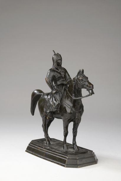 null Antoine-Louis Barye (1795-1875)
Caucasian warrior
Model created circa 1870;...