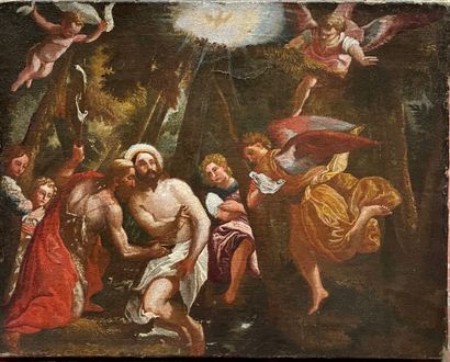 null 19th century school, after Paolo Veronese
Baptism of Christ
Oil on canvas
Significant...