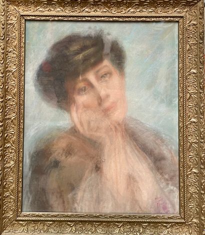 null French school circa 1900
Portrait of a woman
Pastel
40 x 33.5 cm