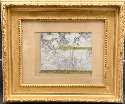 null Edmond MAIRE (1862-1914)
Garden with trees
Engraving on paper
15.5 x 23 cm
Signed...