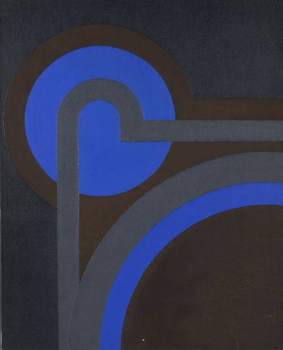 null Yves-Armand MILLECAM (1933) 
Untitled, 1971
Acrylic on canvas, signed and dated...
