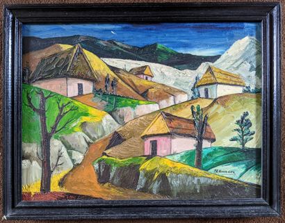 null Jacques Enguerrand Gourgue (1931-1996)
The village
Canvas
Signed lower right
30.5...