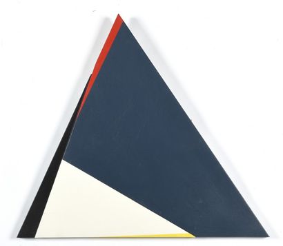 Joël FROMENT (1938) 
Triangle 
Acrylique...