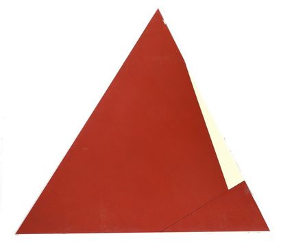 Joël FROMENT (1938) 
Triangle 
Acrylique...