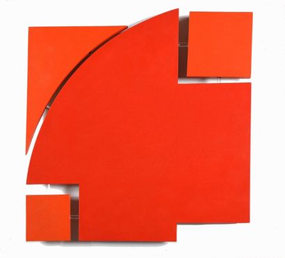 Joël FROMENT (1938) 
Monochrome rouge, 1995...