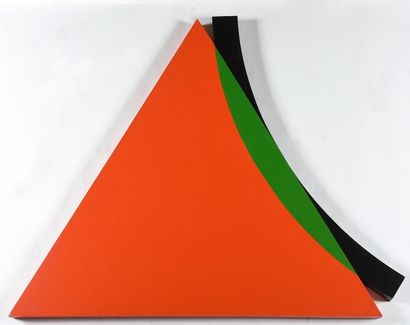Joël FROMENT (1938) 
Triangle, 2009 
Acrylique...