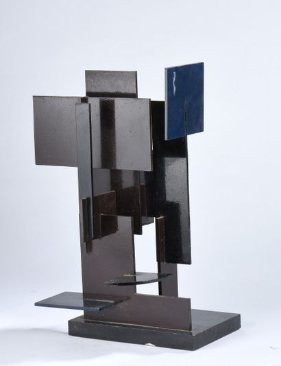 null Joël FROMENT (1938)
Noir
Acrylique sur métal
Haut. 35 cm