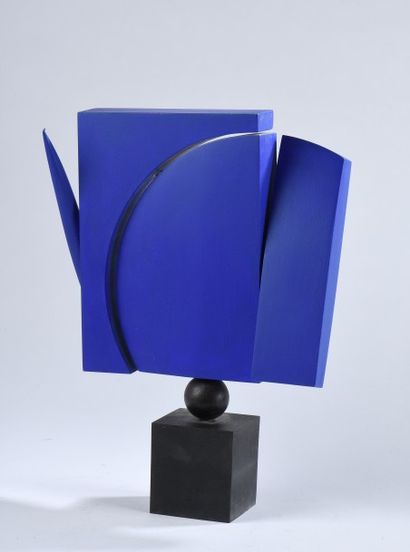 null Joël FROMENT (1938)

Variante bleue, 2005

Acrylique sur bois signée et datée...