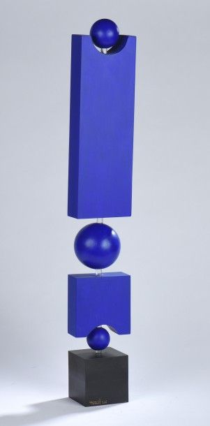 null Joël FROMENT (1938)

Spatiale bleue, 2005

Acrylique sur bois signée et datée...