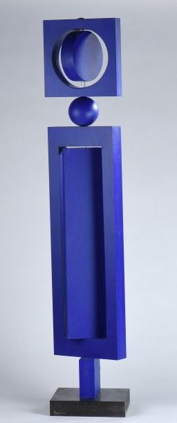 null Joël FROMENT (1938)

Structure bleue mobile 1, 2005

Acrylique sur bois signée...