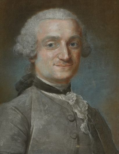  Ecole française du XVIIIè siècle 
Portrait de François Théophile Fermier de la Provotais...