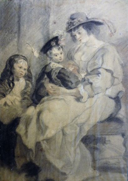 null Ecole du XIXème siècle

Femme et ses enfants

Pierre noire, sanguine et rehauts...