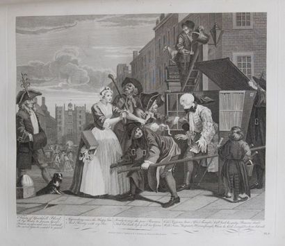 null Hogarth, William - Cook, Thomas. - Hogarth restored. The whole works of the...