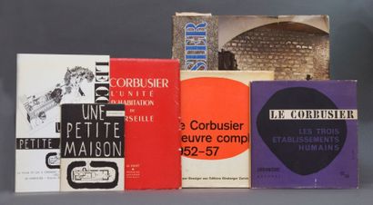 null Le Corbusier. - Ensemble d'ouvrages et de plaquettes de et sur Le Corbusier...