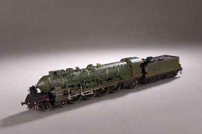 null LOCO-DIFFUSION : locomotive PLM 241 C 1, verte.