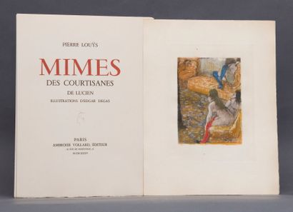 Louÿs, Pierre - Degas, Edgar. - Mimes des...
