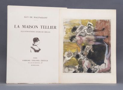 null Maupassant, Guy de - Degas, Edgar. - La Maison Tellier. Paris, Ambroise Vollard,...