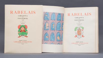null Rabelais - Dubout, Albert. - Gargantua et Pantagruel. Paris, Gibert Jeune, Librairie...