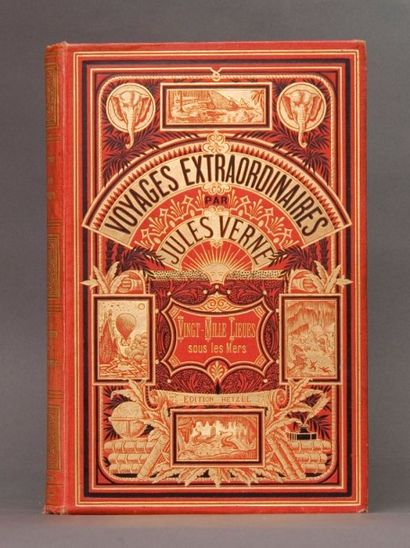 null Verne, Jules. - Vingt Mille Lieues sous les Mers. Paris, Bibliothèque d'éducation...