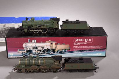  DJH : locomotive 230 B PLM, verte et tender 22 A LOCO-MODEL : locomotive 221 A PLM,...