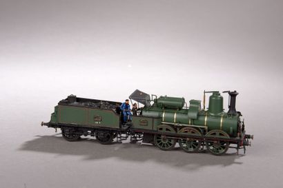 HUET : locomotive 030 « MAMMOUTH » du PLM...