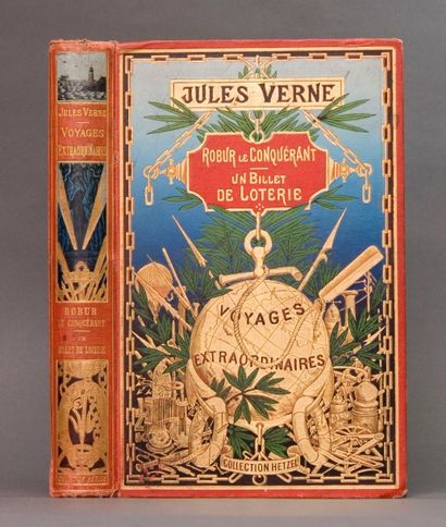 null Verne, Jules. - Robur-le-Conquérant - Un Billet de Loterie. Paris, Collection...